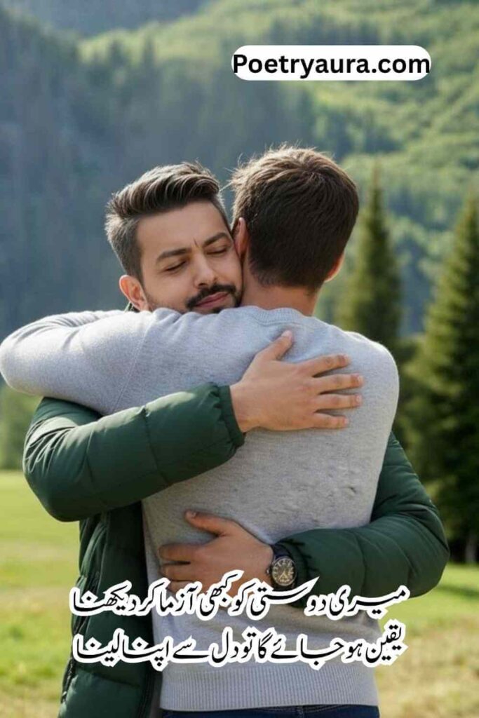 2 Lines Dosti Poetry in Urdu